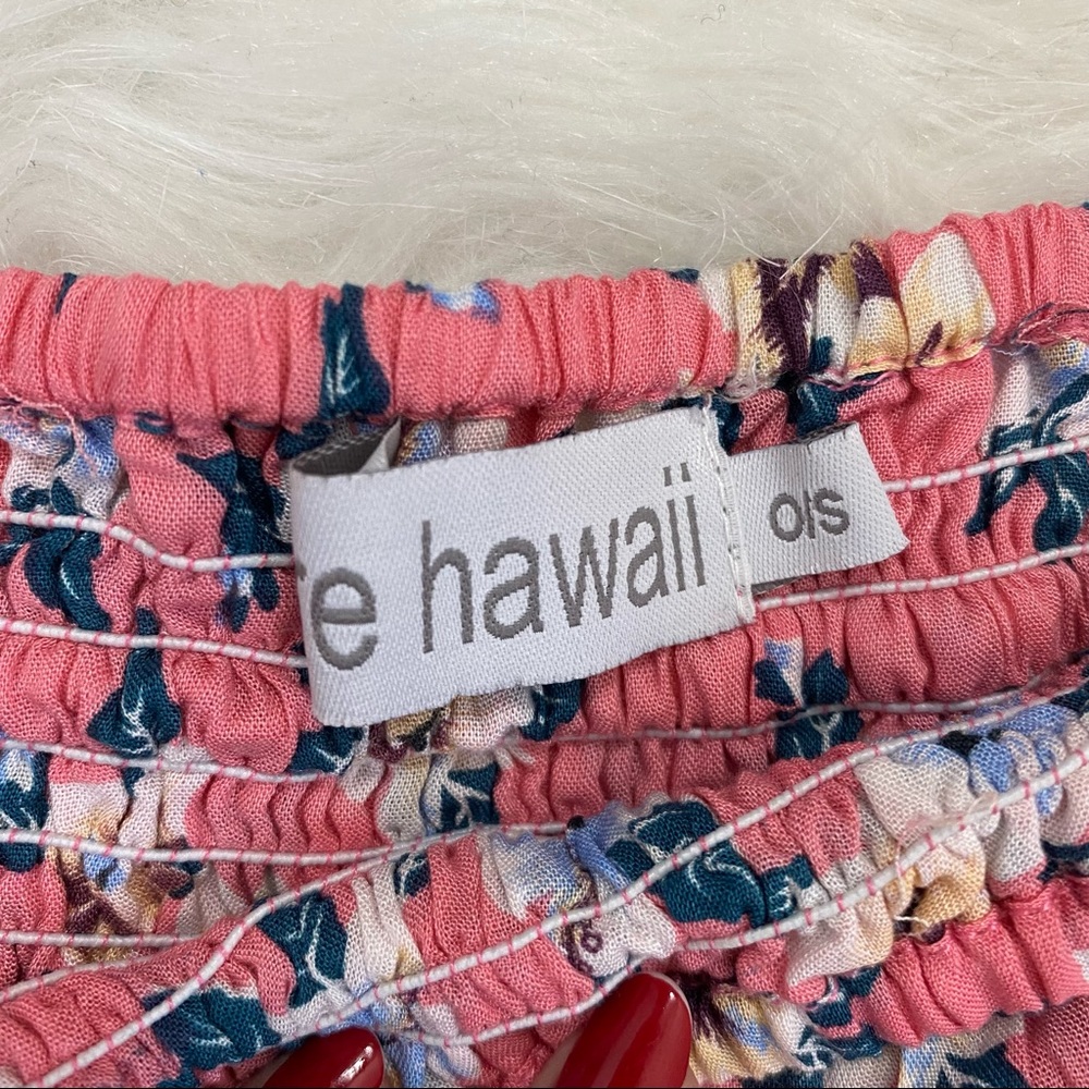 Pink Floral Print Circular Skirt - Picture 6 of 6